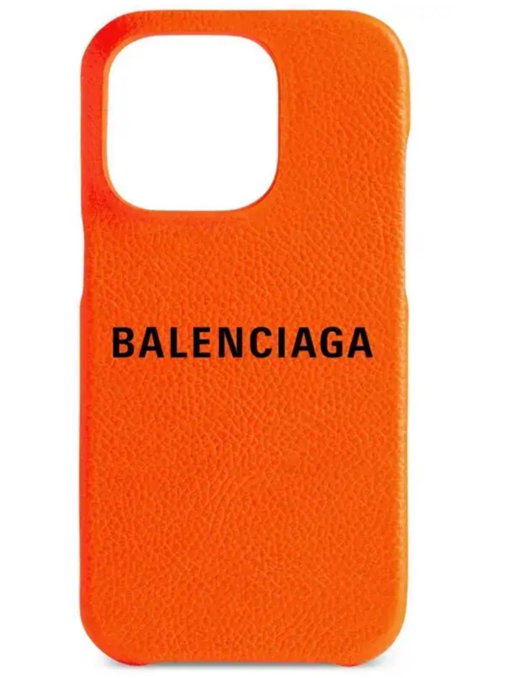 BALENCIAGA Bold Orange Leather
Cash Iphone 14 Pro Case . Full inclusion.